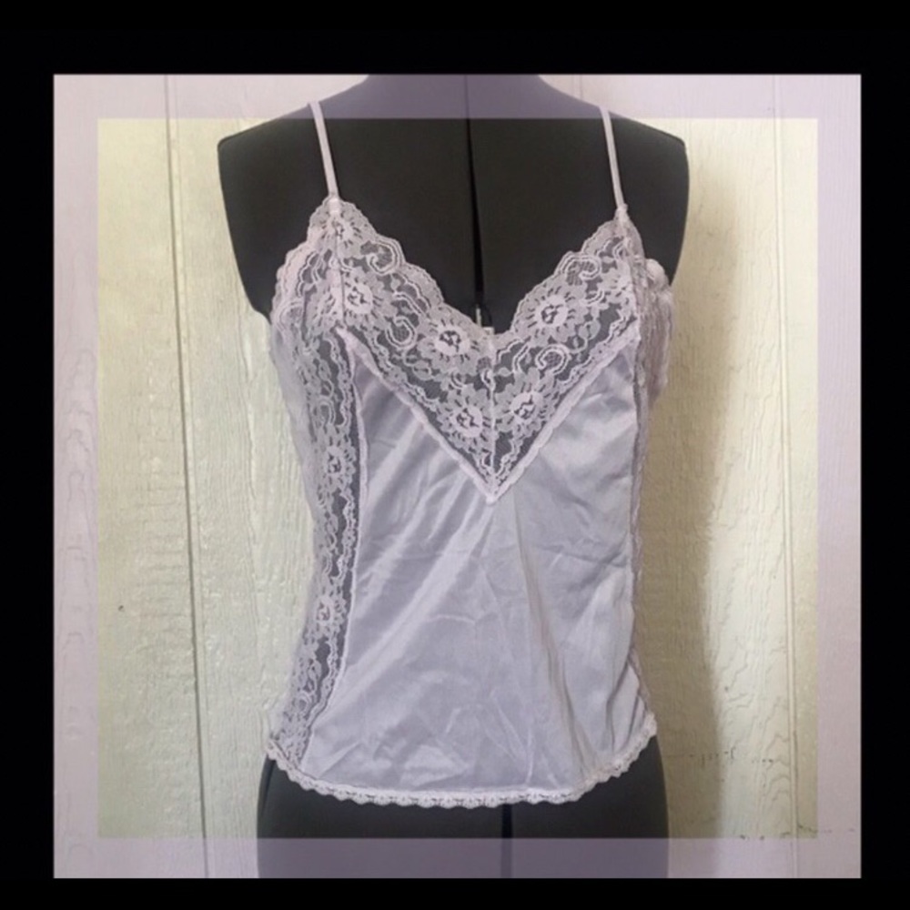 🌸Vintage Lilac Lingerie Top